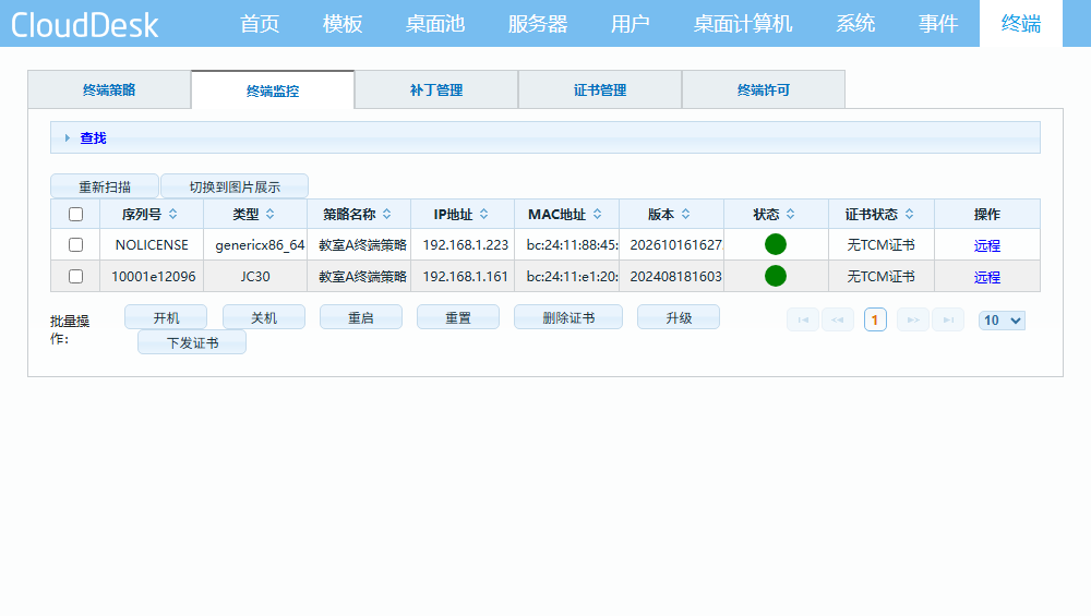 终端监控